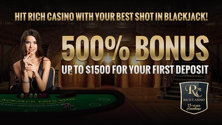 rich casino бездепозитный бонус